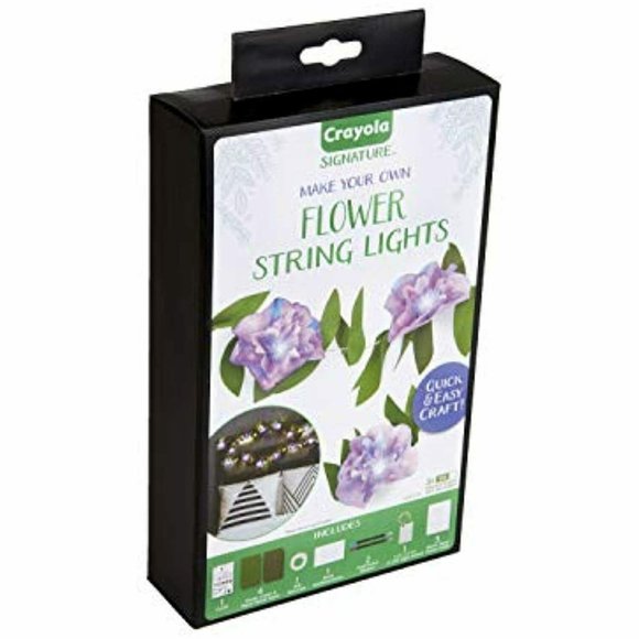 Crayola DIY String Lights Kit, Flower Lights - Picture 4 of 5